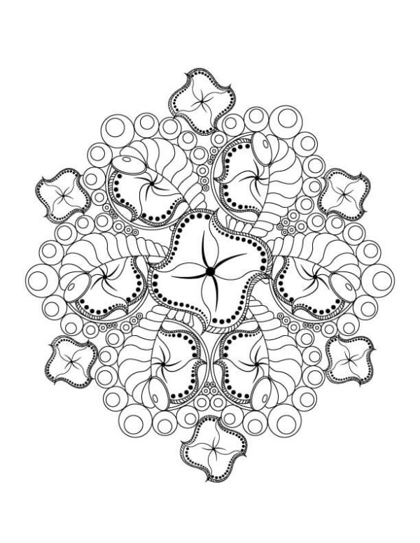 Abstract Flower Mandala
