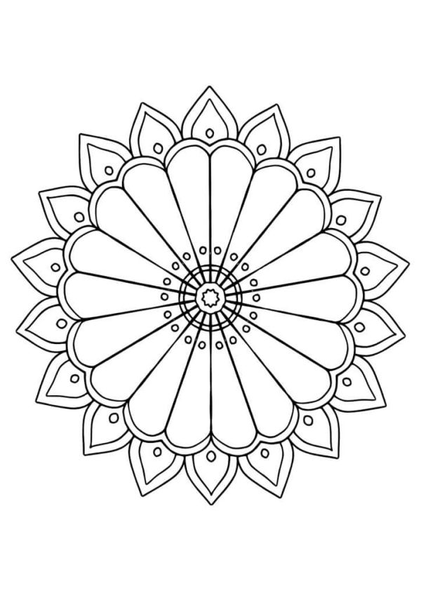 Free Flower Mandala