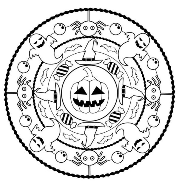Great Halloween Mandala