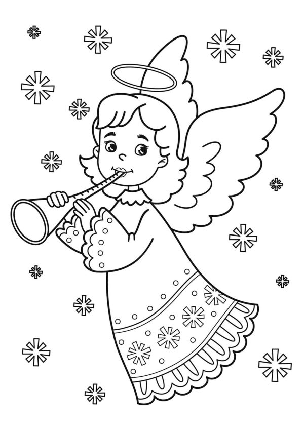 Angel Playing the Flute