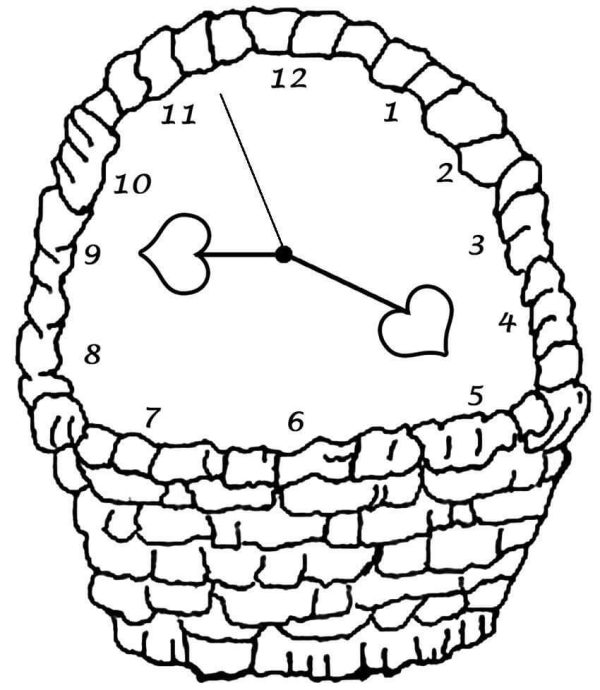 Baskets Clock