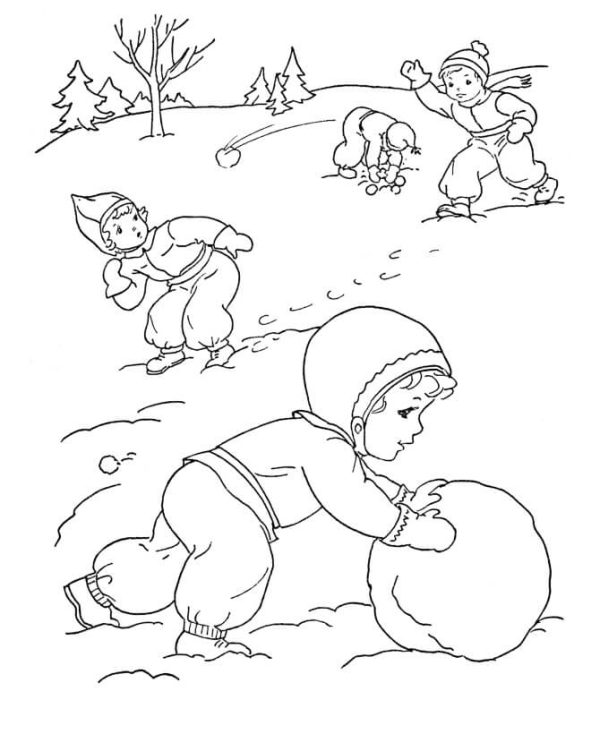 Betty rolls a Big Snowball