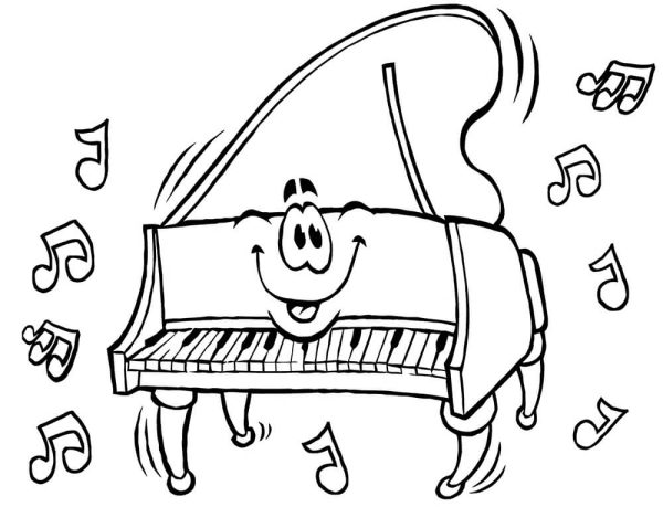 Cartoon Piano