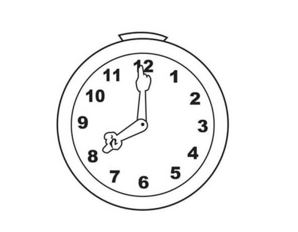 Clock with Finger Clockwises