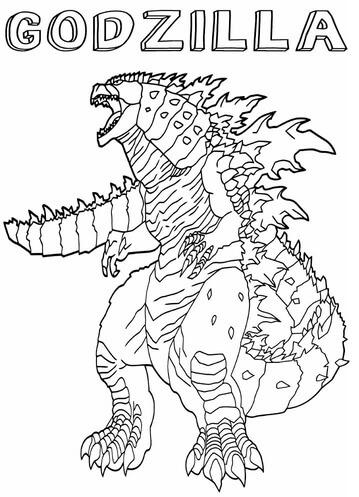 Cool Angry Godzilla