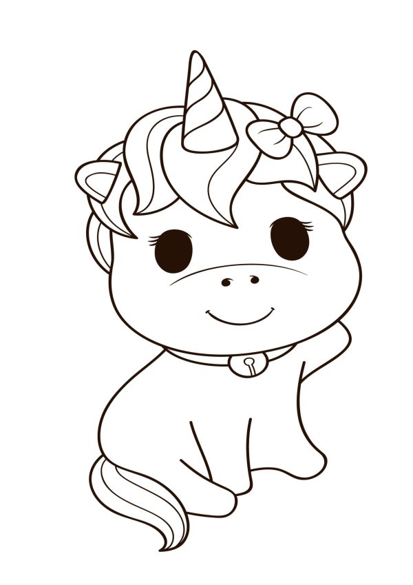 Cute Unicorn Smiling