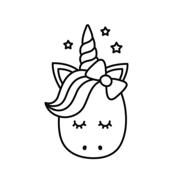 Cute Unicorn’s Head