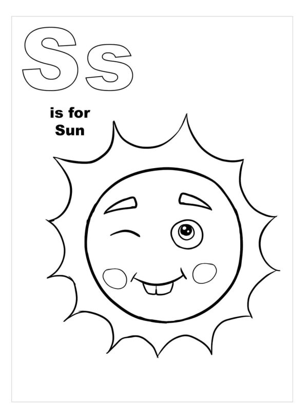 Letter S is for Sun