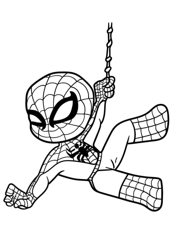 Little Spiderman Swinging