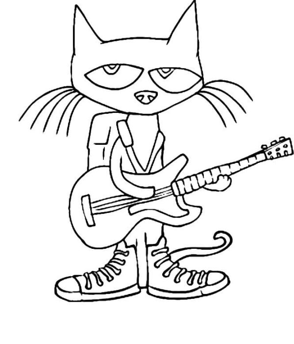 Pete Cat with Guitar