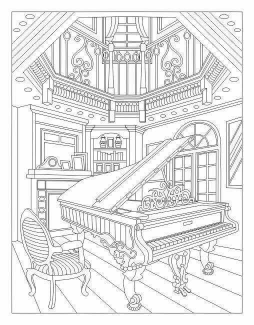 Piano in Livingroom