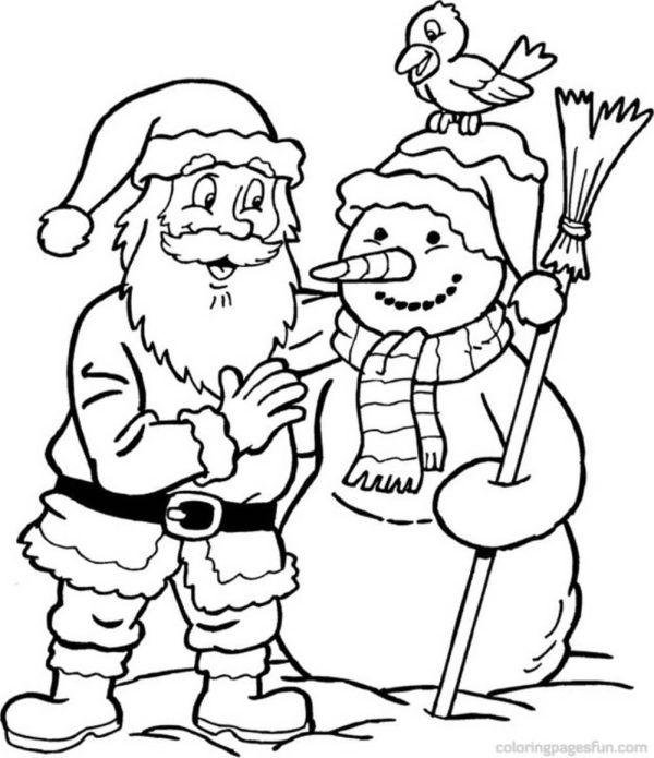 Santa Claus and Snowman 2