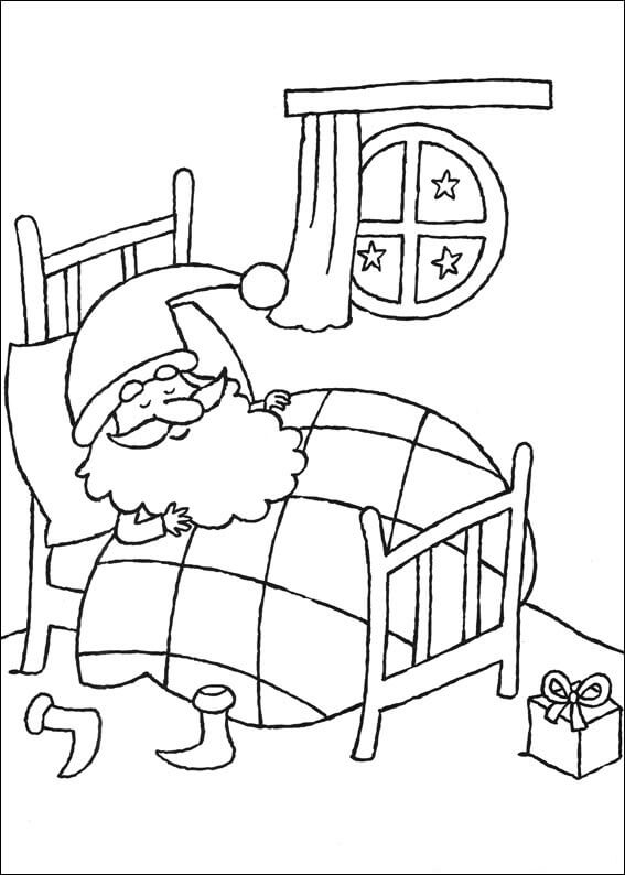 Santa Claus is sleeping