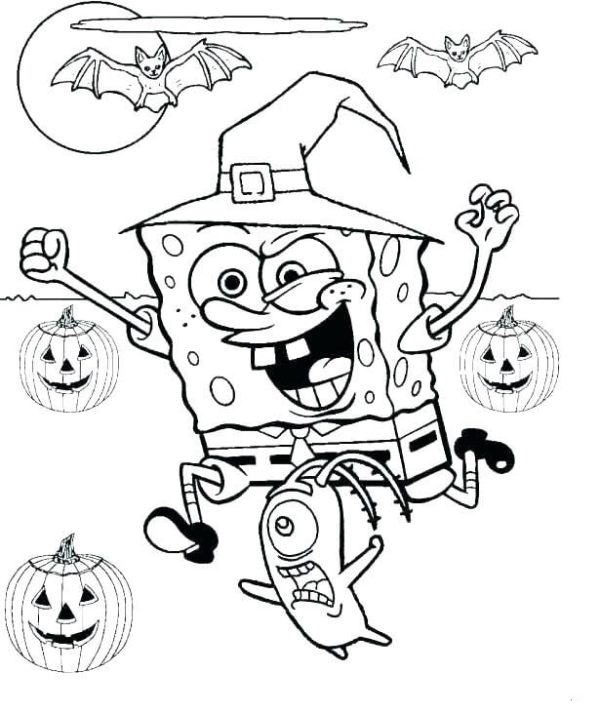 SpongeBob SquarePants in Witch Costume
