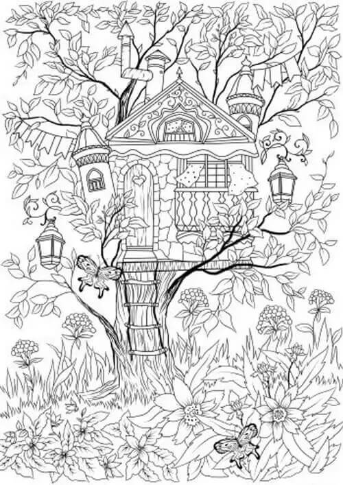 Treehouse in Spring