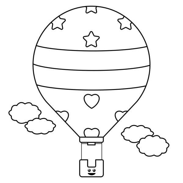 Cute Fun Hot Air Balloon