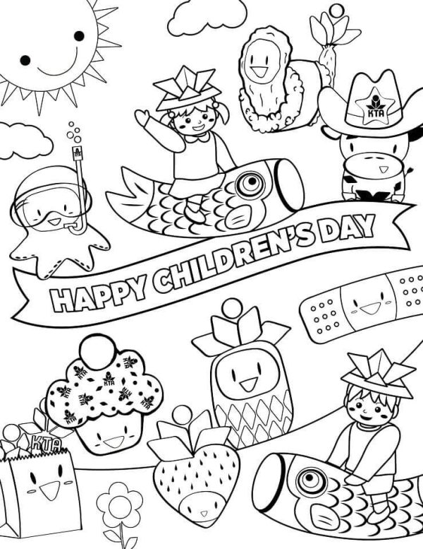Cute Happy Children’s Day