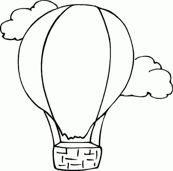 Basic Drawing Hot Air Balloon