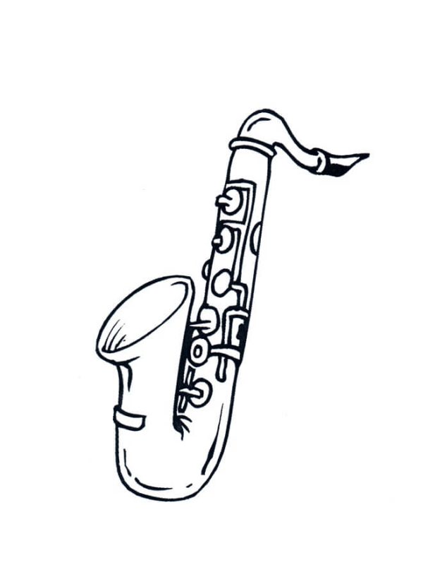 Basic Drawing Saxophone