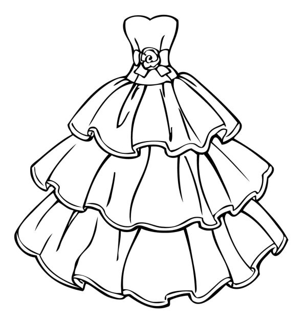 Basic Wedding Dress for Girls