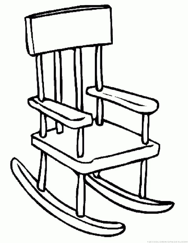 Drawing Rocking Chair