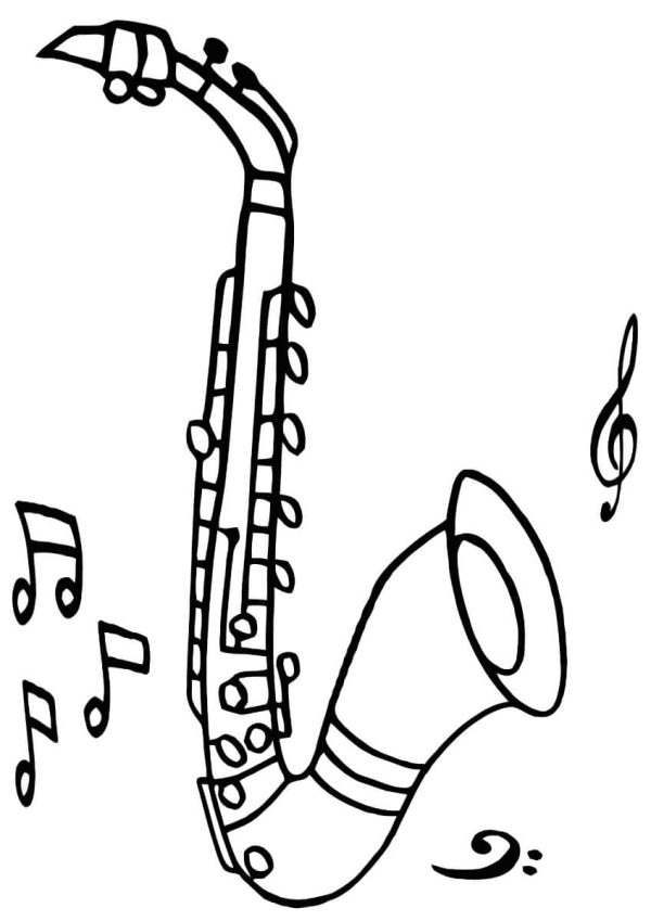 Drawing Saxophone