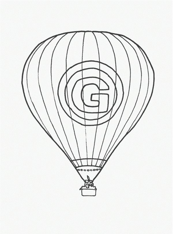 Hot Air Balloon Symbol G
