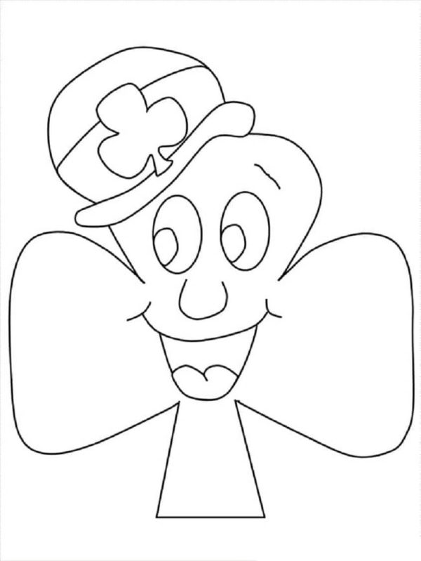 Laughing Shamrock with Hat