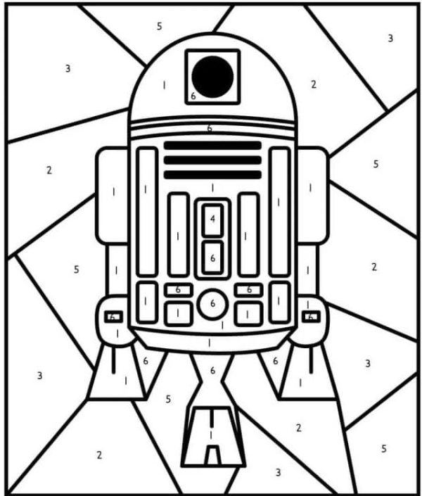 R2-D2 Color by Number