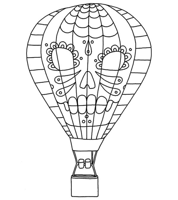 Skull Hot Air Balloon