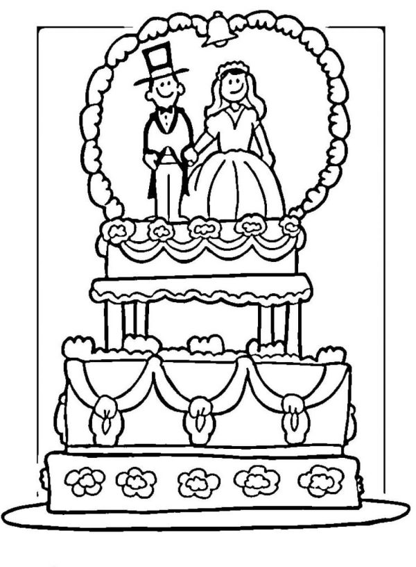 Wedding Cake in Wedding Drawing