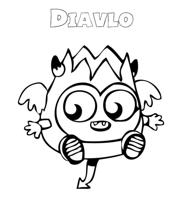 Cute Diavlo Monster