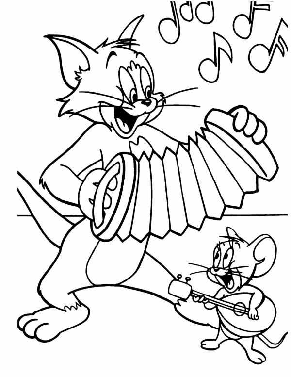 Tom And Jerry Play Musical Instruments