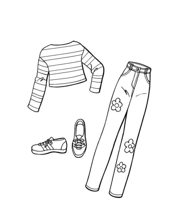 Clothes Image Outline