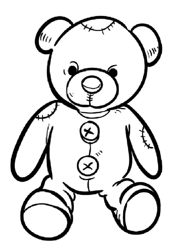 Drawing Old Teddy Bear