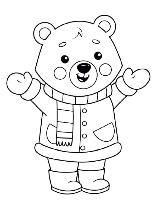 Fun Cartoon Teddy Bear