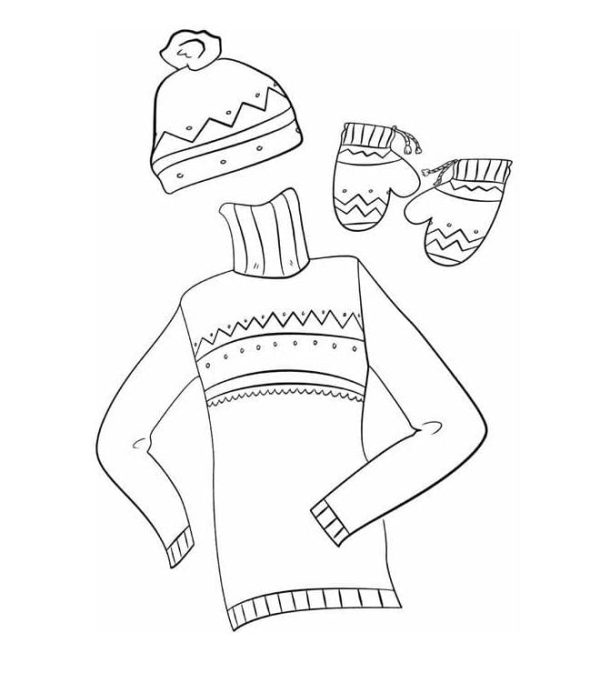 Printable Clothes Outline