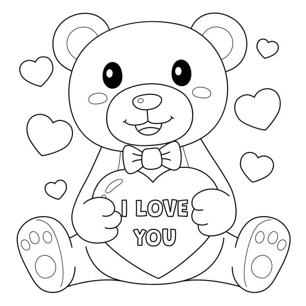 Teddy Bear In Valentine