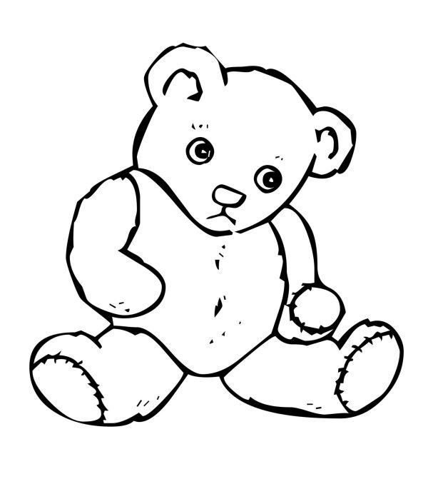 Drawing Sad Teddy Bear