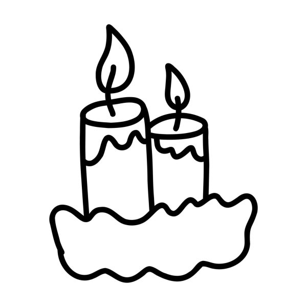 Drawing Two Candles