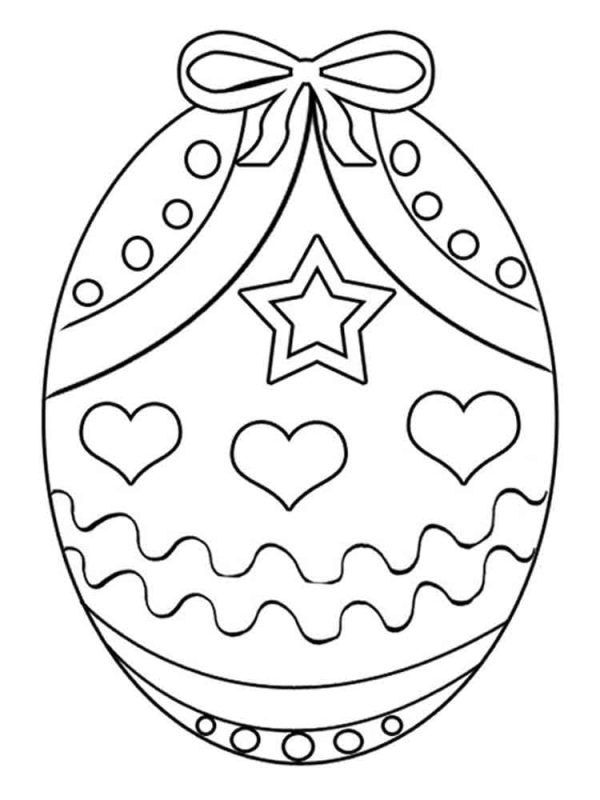 Easter Egg Outline