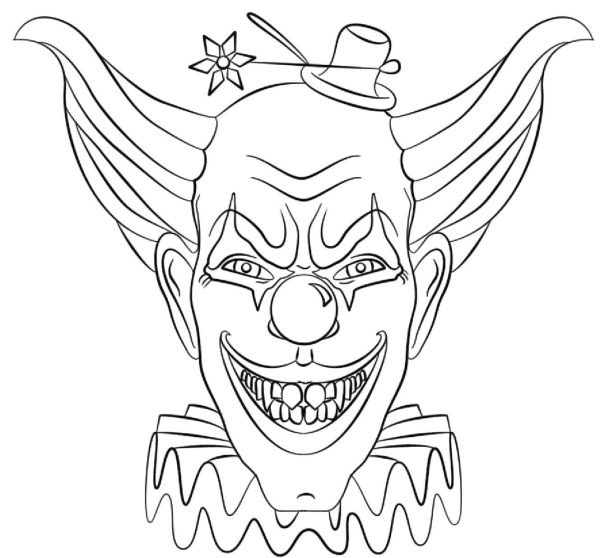 Evil Clown Face