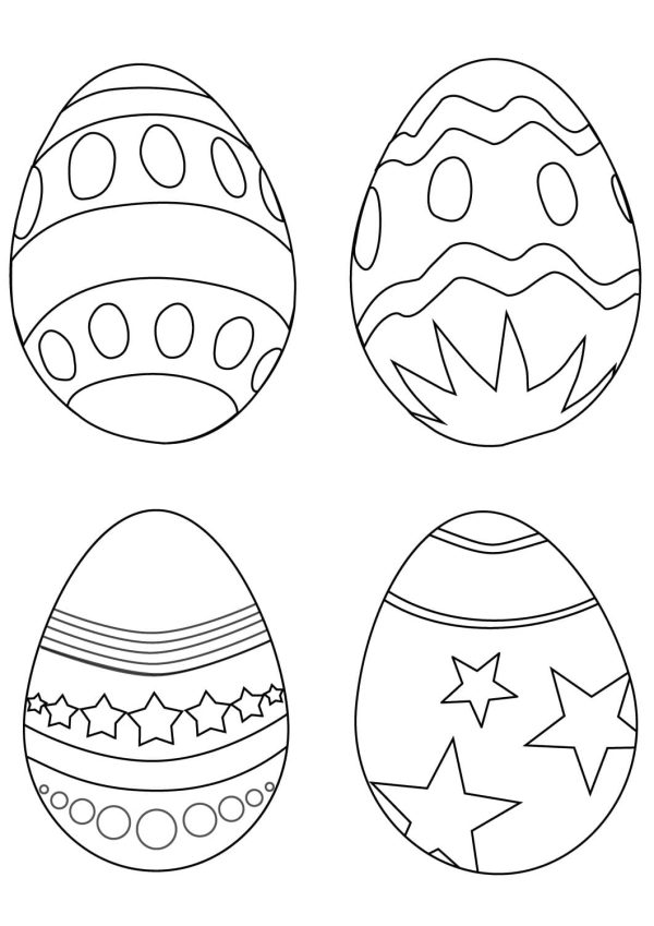 Free Simple Easter Eggs