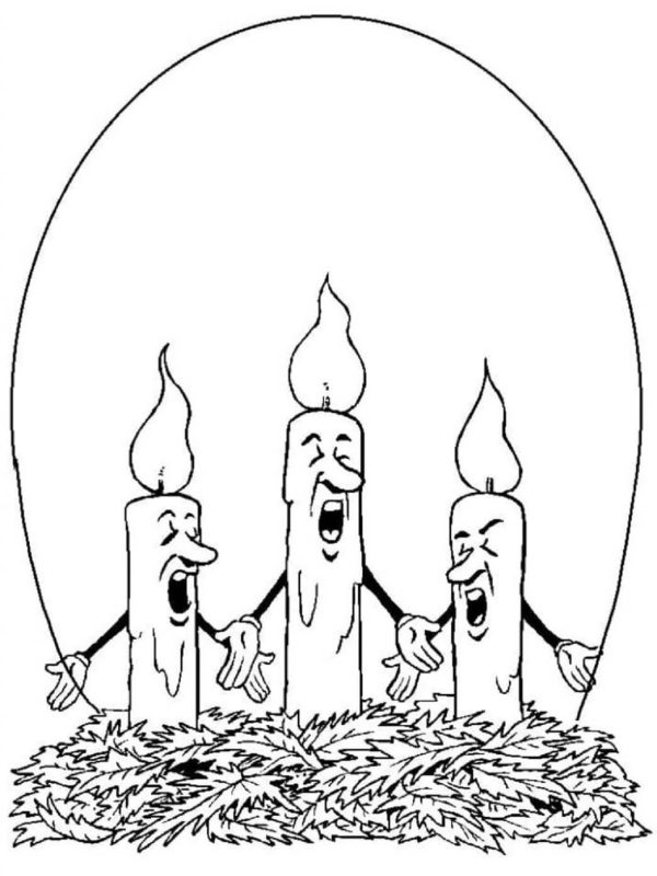 Funny Three Candles