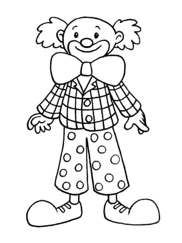 Laughing Clown Standing