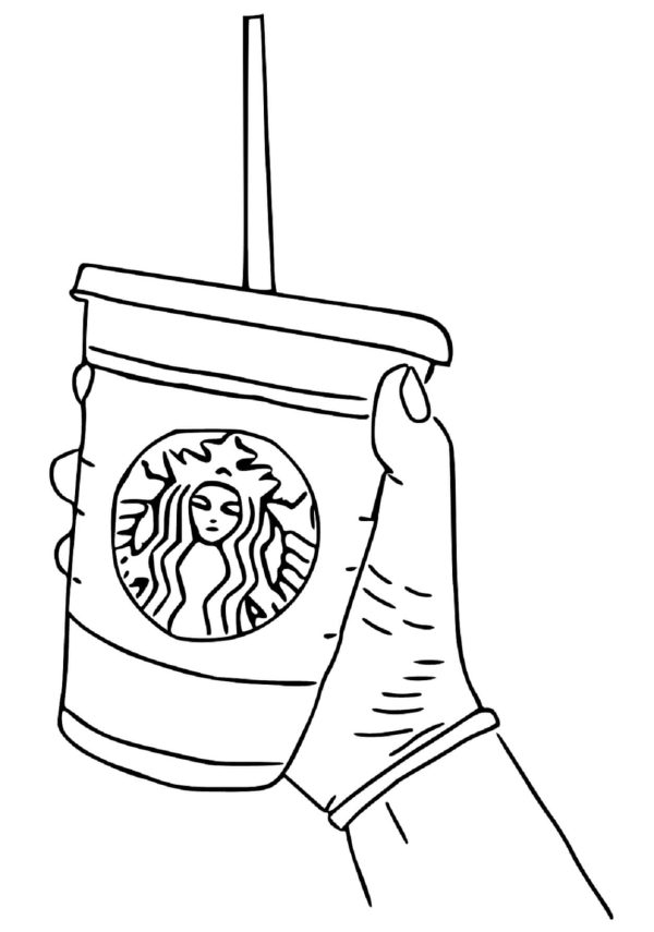 Drawing Starbucks Cup