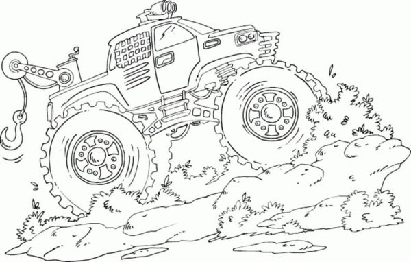 Awesome Monster Truck Free Printable