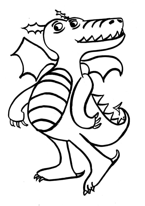 Cartoon Dragon Printable