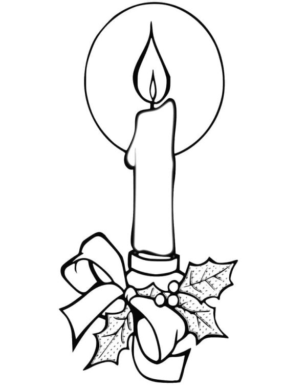 Christmas Candle 1