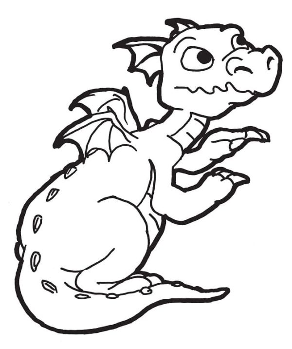 Cute Dragon Printable
